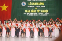 Hình ảnh lễ khai giảng năm học 2009-2010