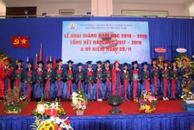 Lễ khai giảng năm học (2018 – 2019) &amp; trao bằng tốt nghiệp cho HS khoá 14 năm học (2016 - 2018)